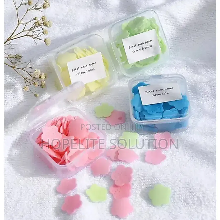 Pack of 60pc Set Petal Soap Paper