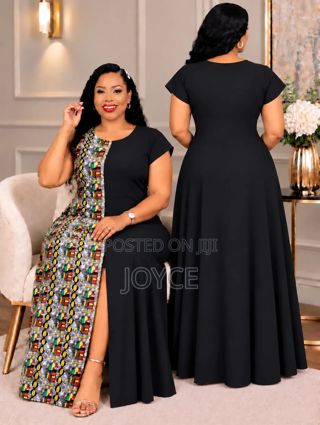 Maxi Dress With Front Slit