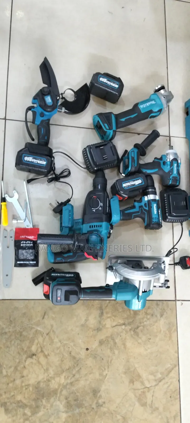 Combo Toolset Drill Grinder Saw