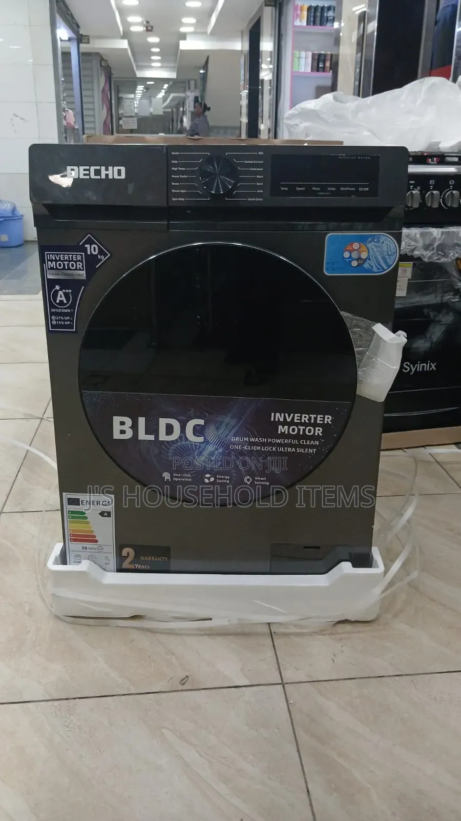 Decho 10kg Front Load Wash and Spin