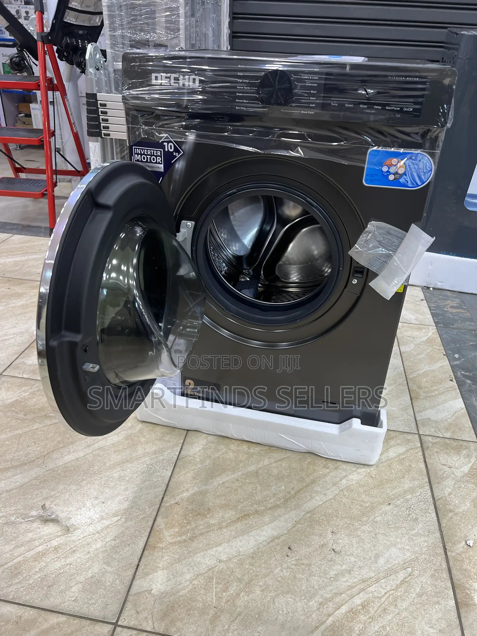 DECHO 10KG Front Load Washing Machine – Large Capacity