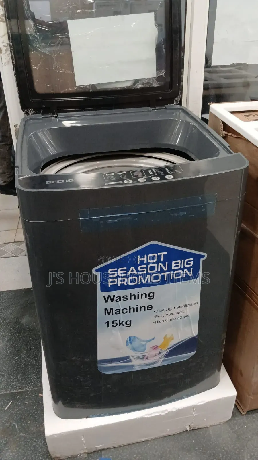 Decho 15kg Wash and Spin Top Load