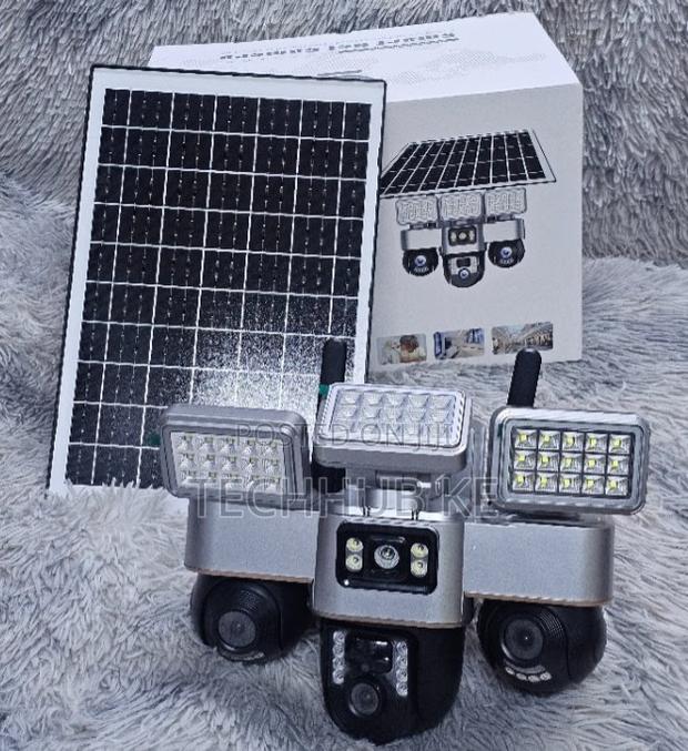 VTS 30 4G Triple Lens Wireless Solar Security Camera - main view