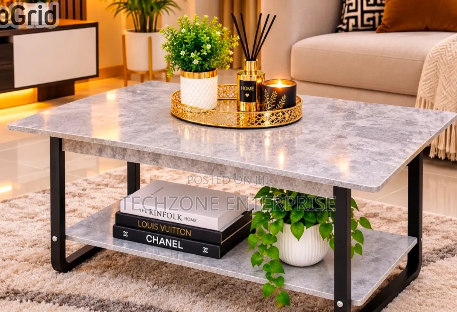 Imported Executive Quality Marble Top Coffee Table 