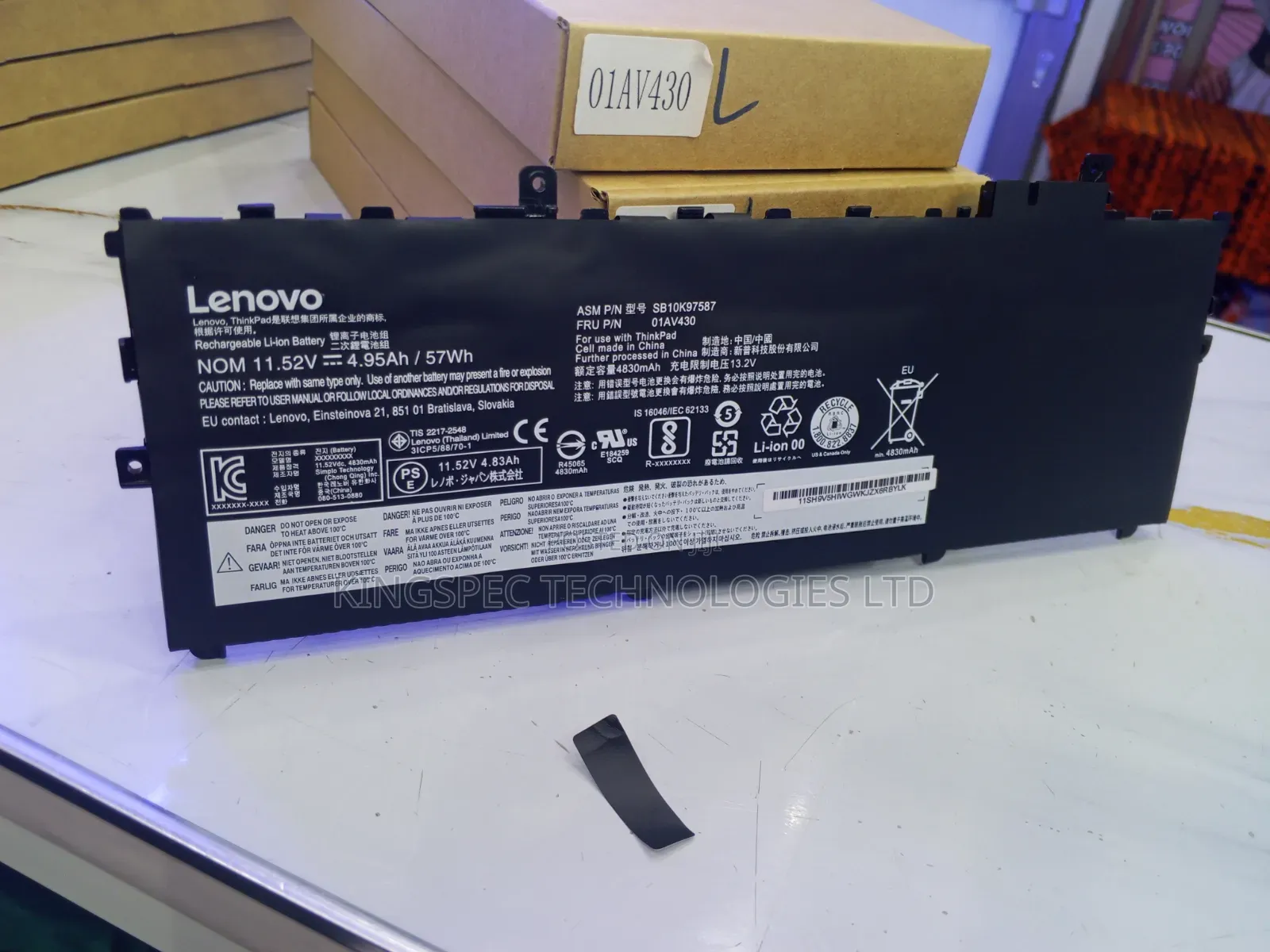 Original Lenovo 01AV430 Laptop Battery