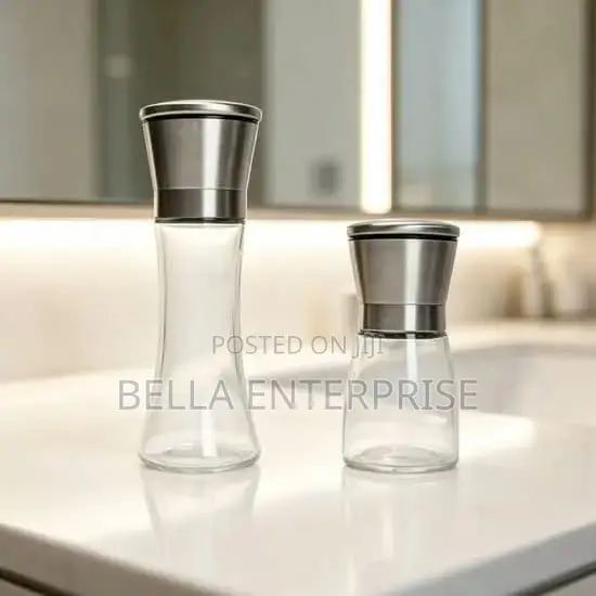*Pepper Grinder Glass and Steel