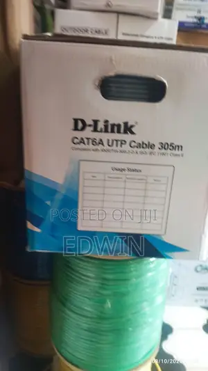 D-Link Cat6A UTP 23AWG Cable 305M