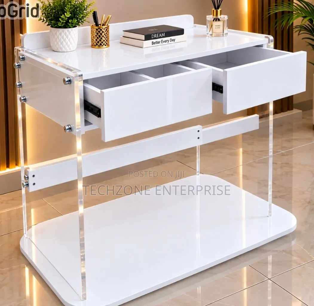 Executive 1.2m Imported Study Office Desk, White 