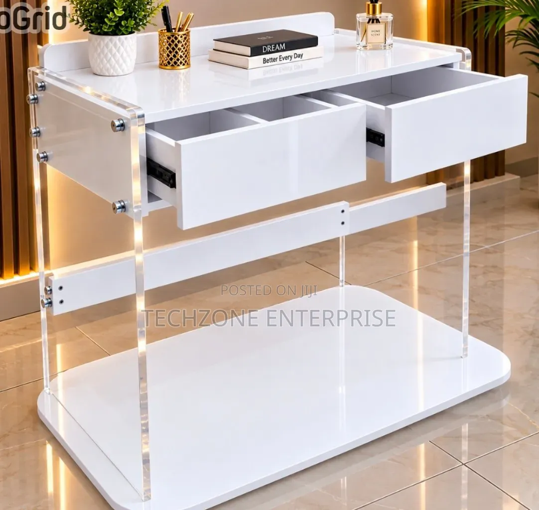 Executive 1.2m Imported Study Office Desk, White 