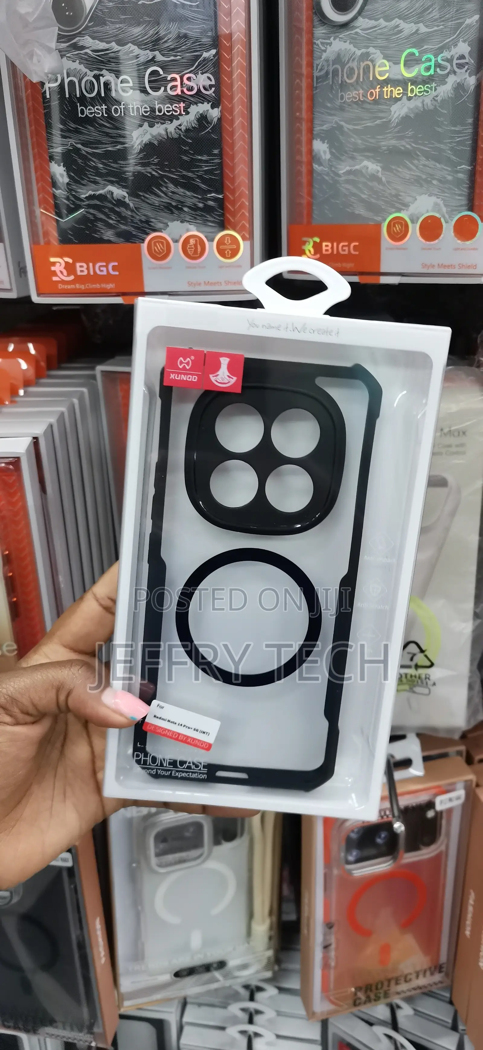 Xundd Beatle Magnetic Clear Back Case for Xiaomi Redmi Note 14 Pro+