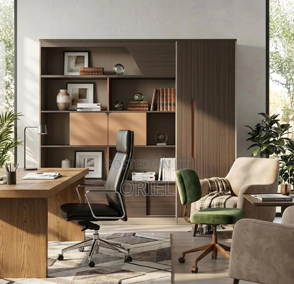 Office Cabinet : Executive Imported Office Wall Unit