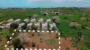 One Acre Second Row Beach Near Almond Ridge Diani