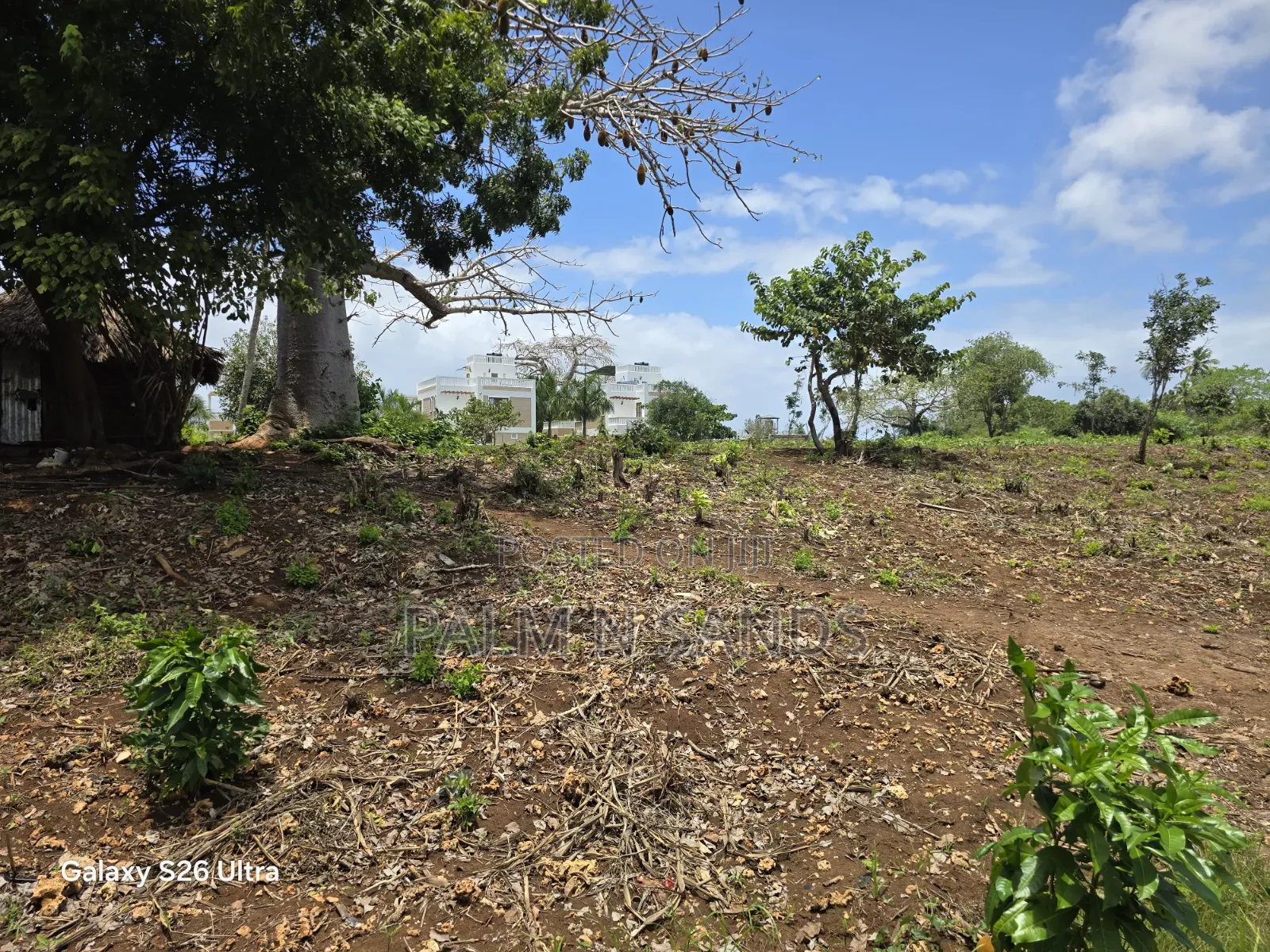 One Acre Second Row Beach Near Almond Ridge Diani
