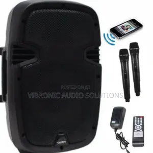 Public Address System - Big Speaker With Bluetooth & 2 Microphones