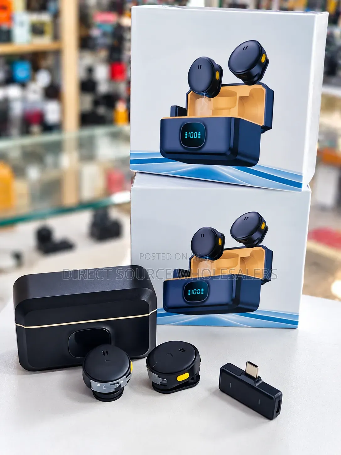 Wireless Clip-on Microphone Set for TikTok & Live Streaming