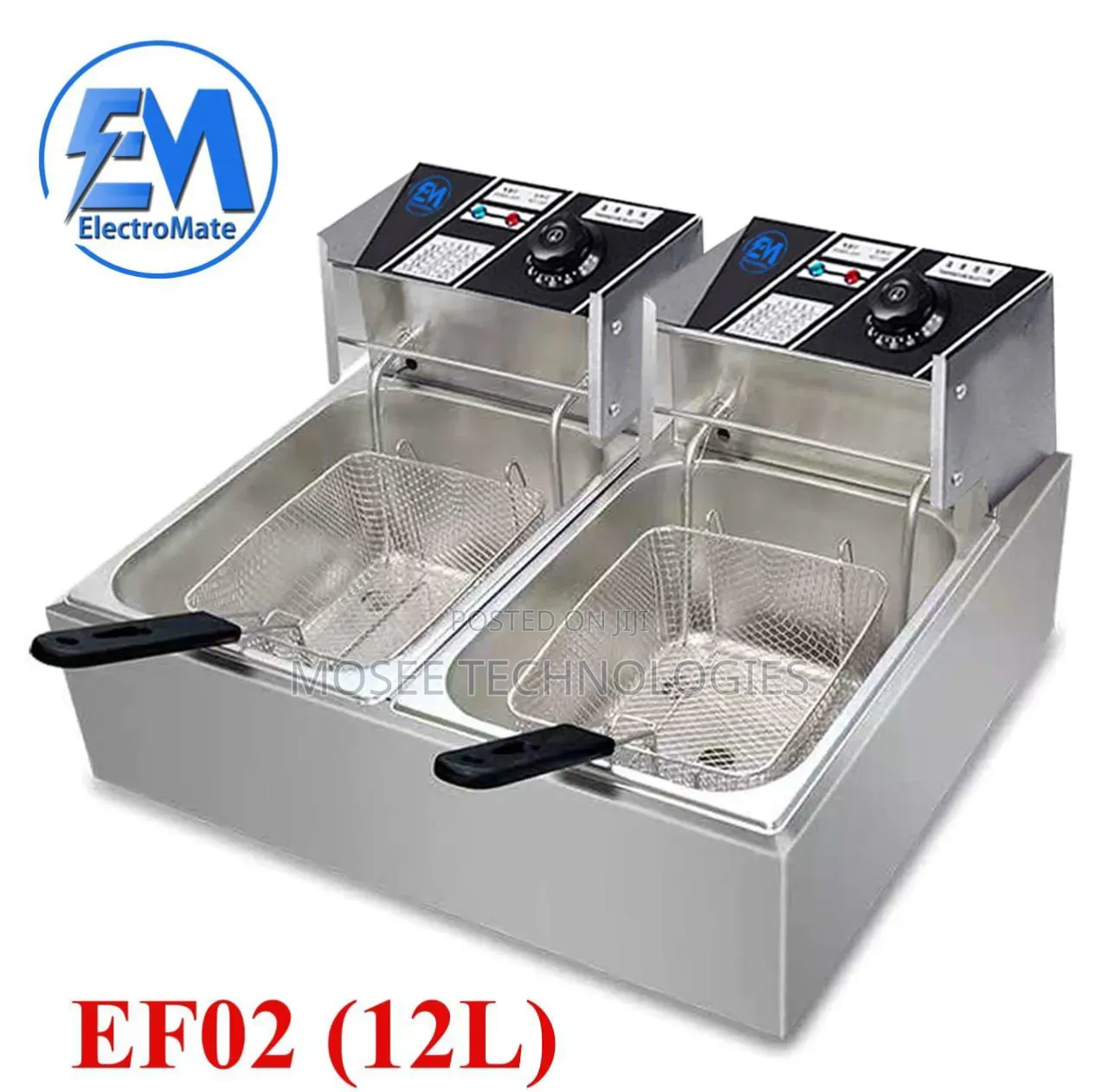 Electromate Double Deep Fryer