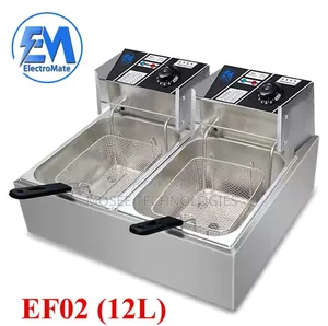 Electromate Double Deep Fryer