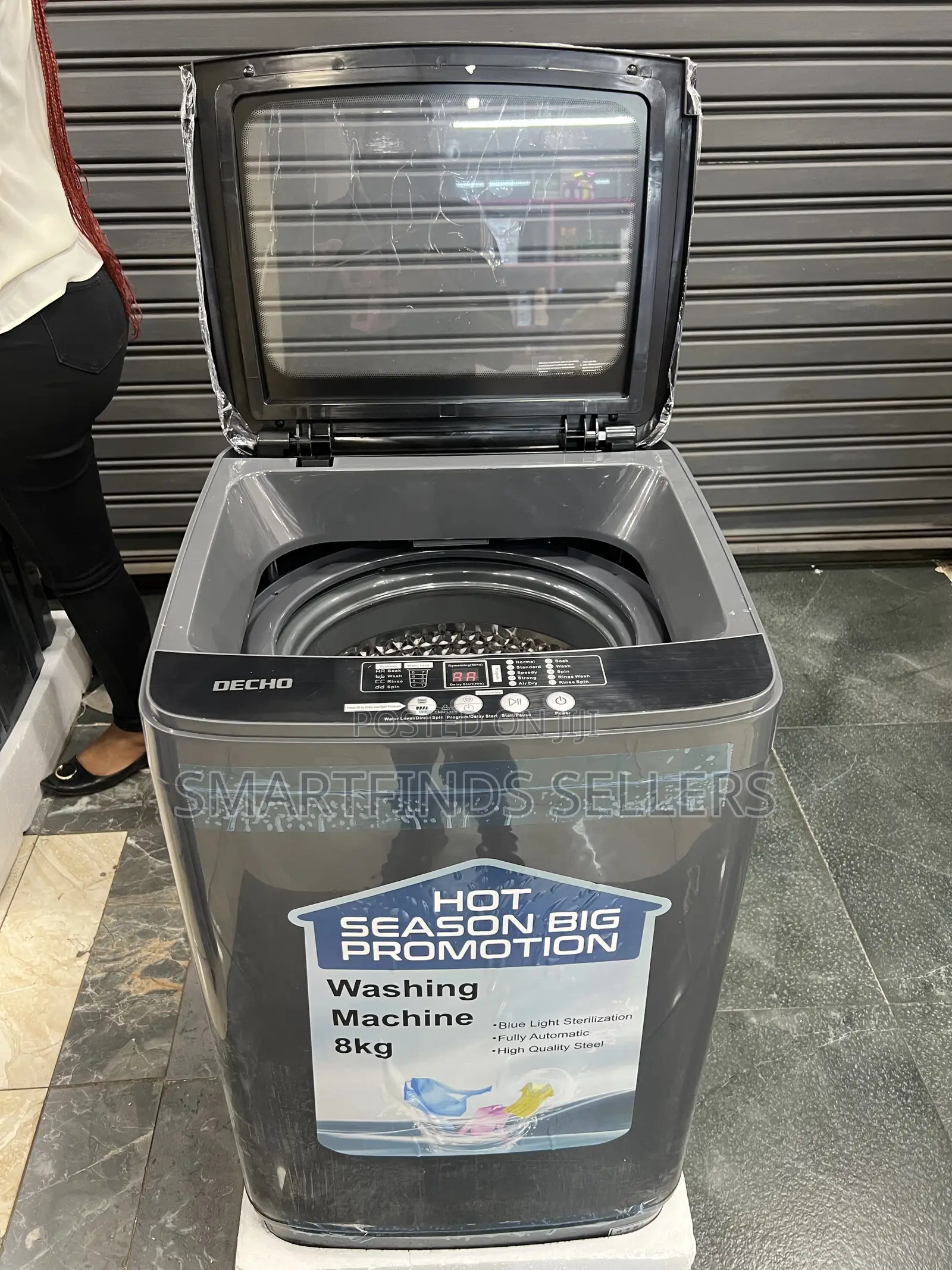 DECHO 8KG Top Load Washing Machine – Reliable Cleaning