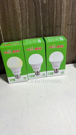 vell.max 12w Led Bulb, 1000 Lumens, E27 & B22,
