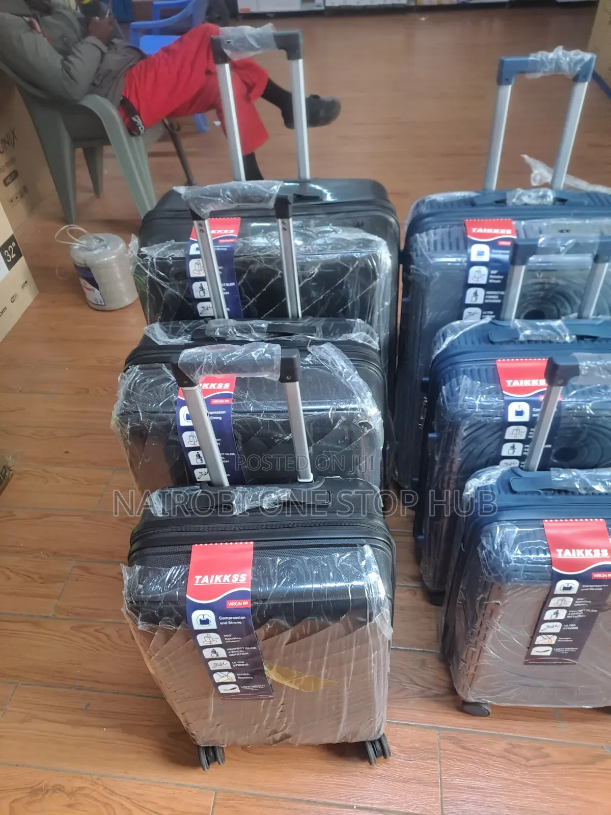 3 in 1 Rubber Suitcase Set –