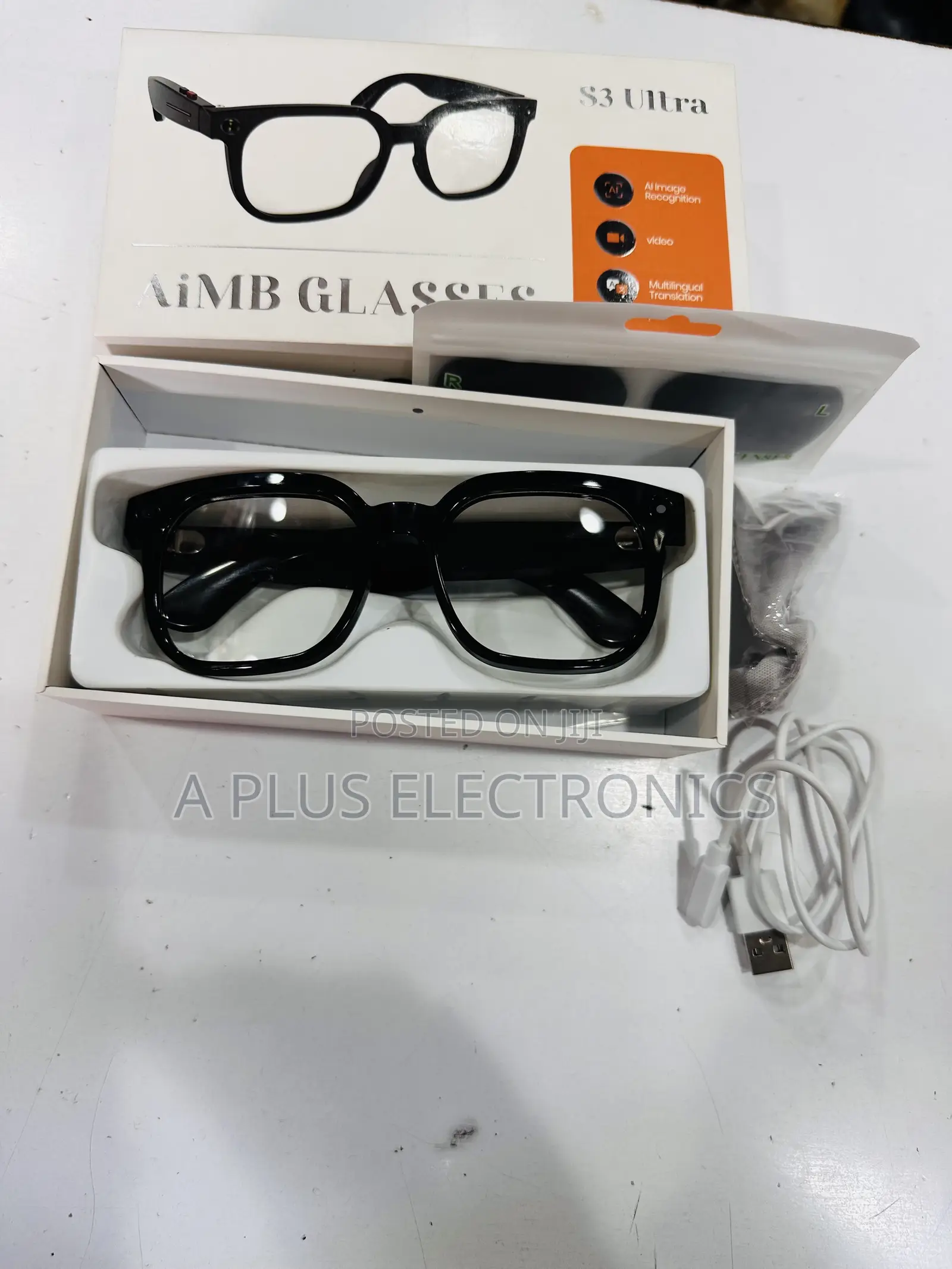 Smart AI Glasses With Wifi/ Camera and BT S3 – Bluetooth Audio Glasses
