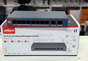 Quality Dahua 10-Port Desktop Managed Switch With 8-Port PoE