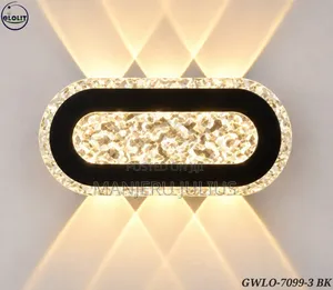 Crystal Up and Down Wall Light
