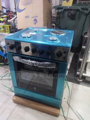 Euroken Standing Cooker 3 Gas +1 Electric Plate