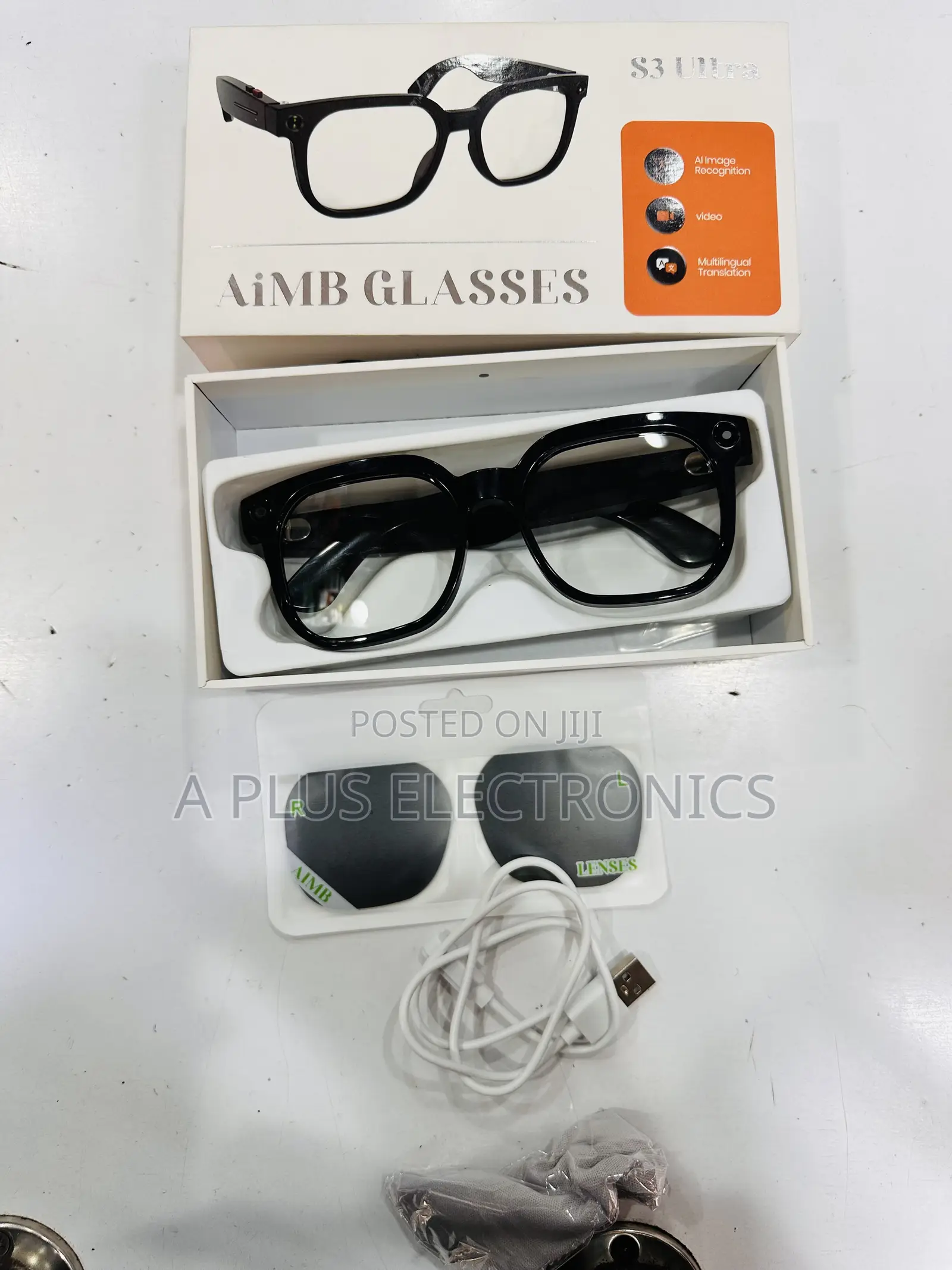 Smart AI Glasses With Wifi/ Camera and BT S3 – Smart Bluetooth Eyewear