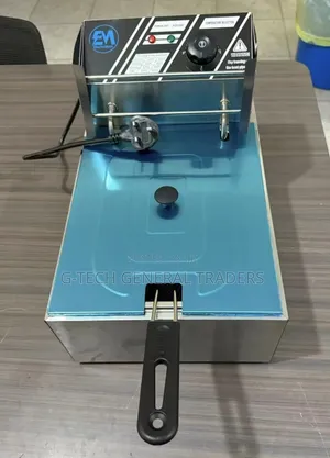 ElectroMate Single Tank Electric Deep Fryer (6-Liter Capacity)