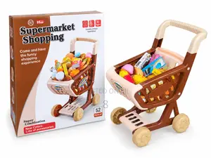 Kids Mini Supermarket Trolley for Play