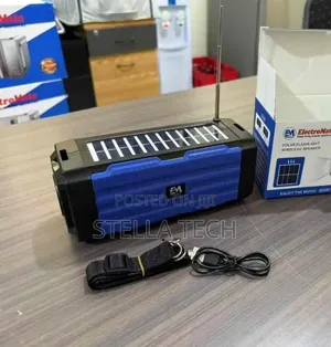 Electromate Solar Flashlight Wireless Robot Speaker