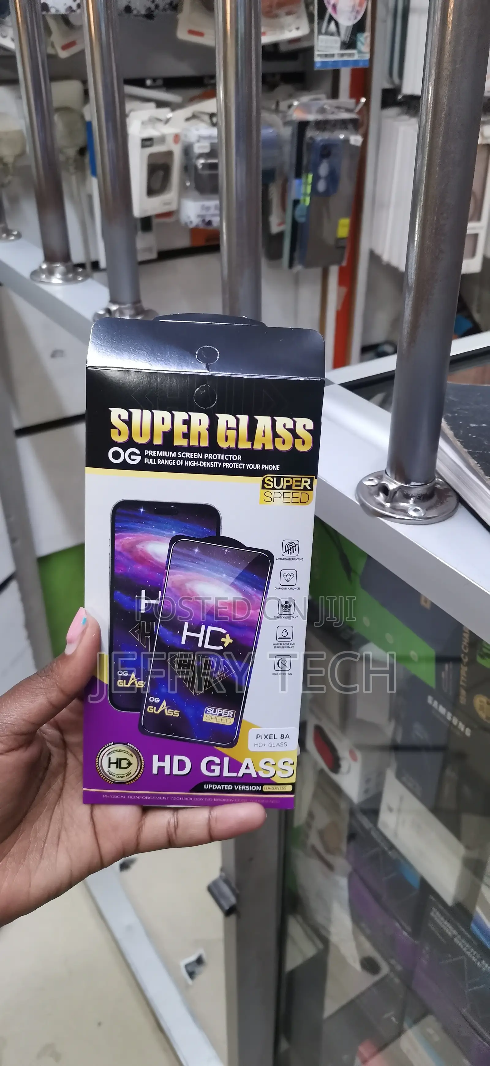Super Glass HD+ Tempered Glass Screen Protector for Google Pixel 8A