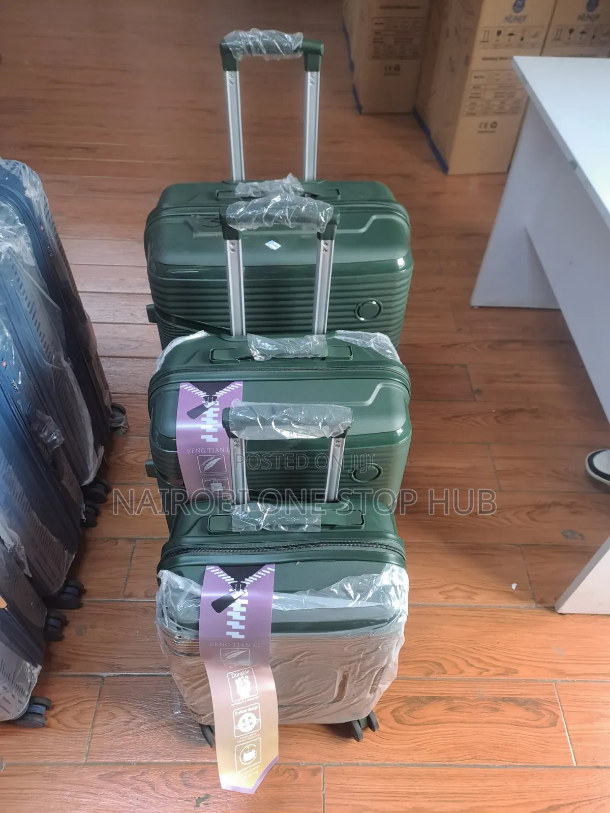3 in 1 Executive Rubber Suitcase