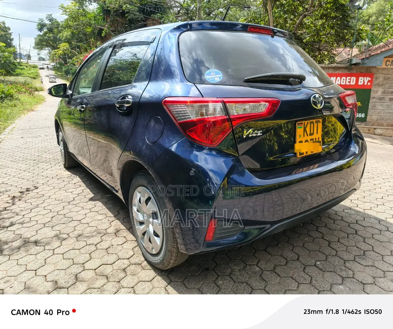 Toyota Vitz 2018 Blue