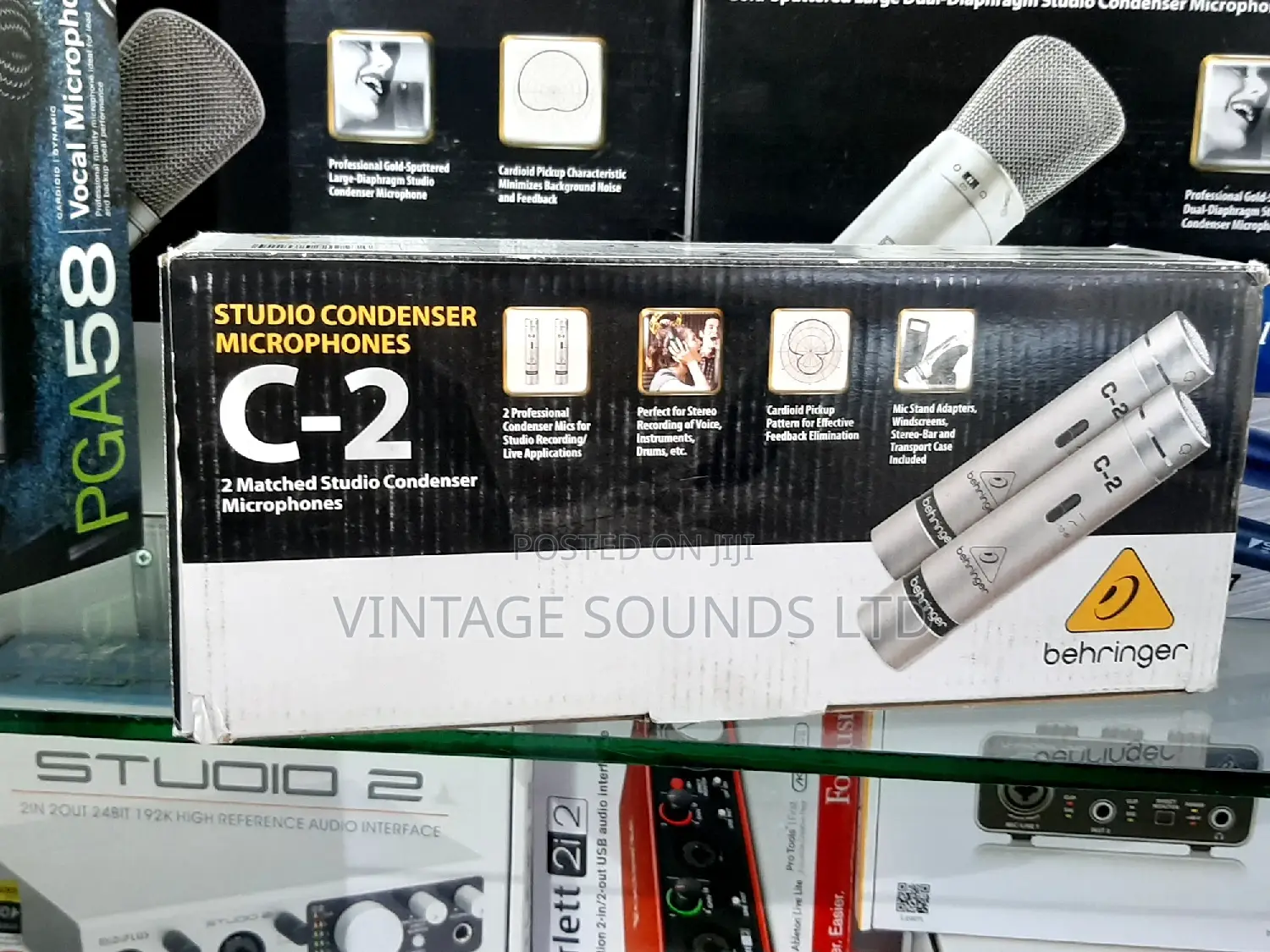 C2 Studio Codenser Microphone (Pair)