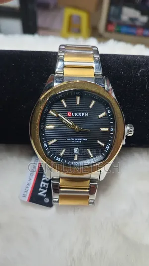 Curren Silver and Gold Strap