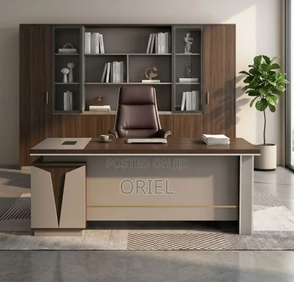 Office Desk : 5.24934FT L-Shaped Executive Office Desk