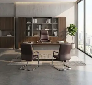 Office Desk : 5.24934FT L-Shaped Executive Office Desk