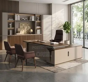Office Desk : 5.24934FT L-Shaped Executive Office Desk