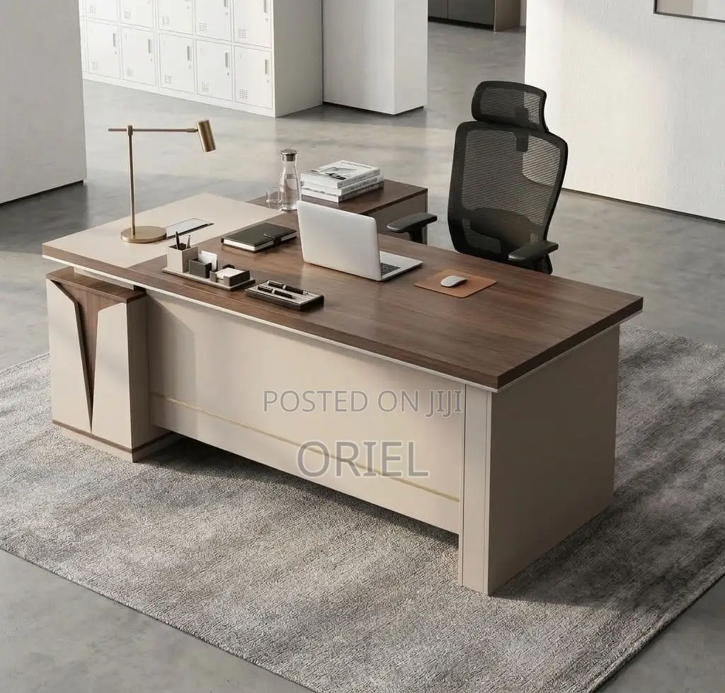 Office Desk : 5.24934FT L-Shaped Executive Office Desk