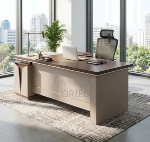 Office Desk : 5.24934FT L-Shaped Executive Office Desk