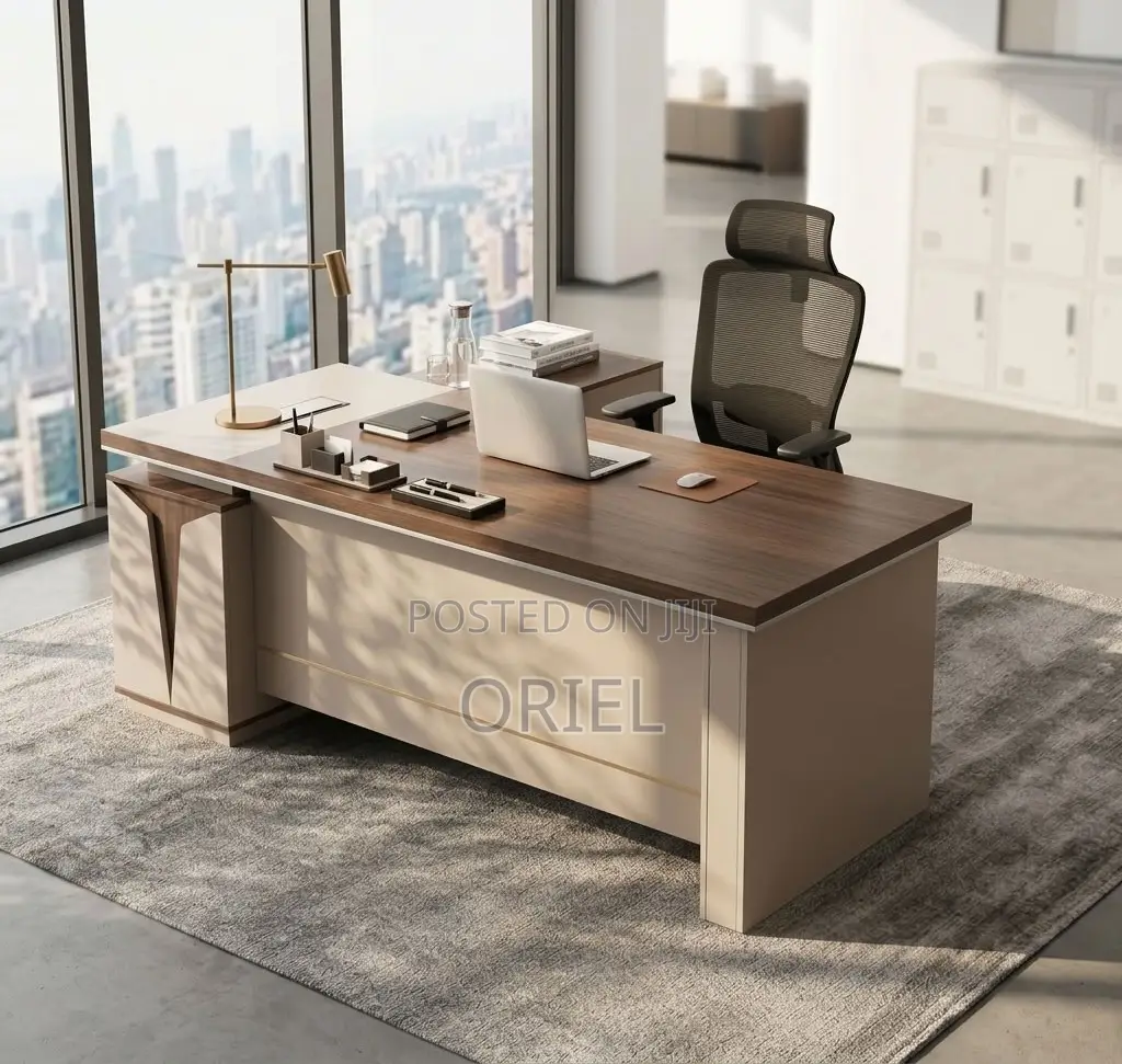 Office Desk : 5.24934FT L-Shaped Executive Office Desk