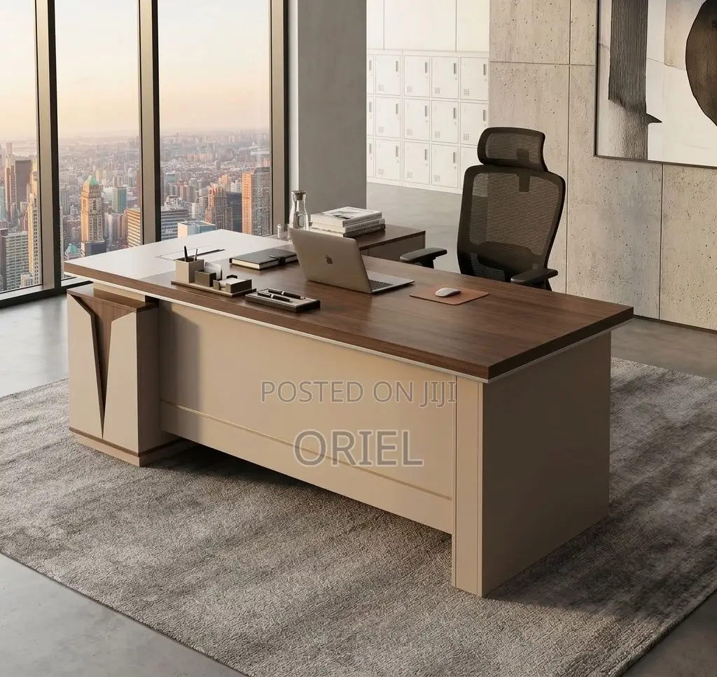 Office Desk : 5.24934FT L-Shaped Executive Office Desk