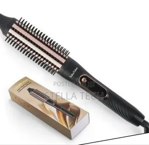 Nunix Ceramic Heated Brush - Curl and Style Heated Brush -