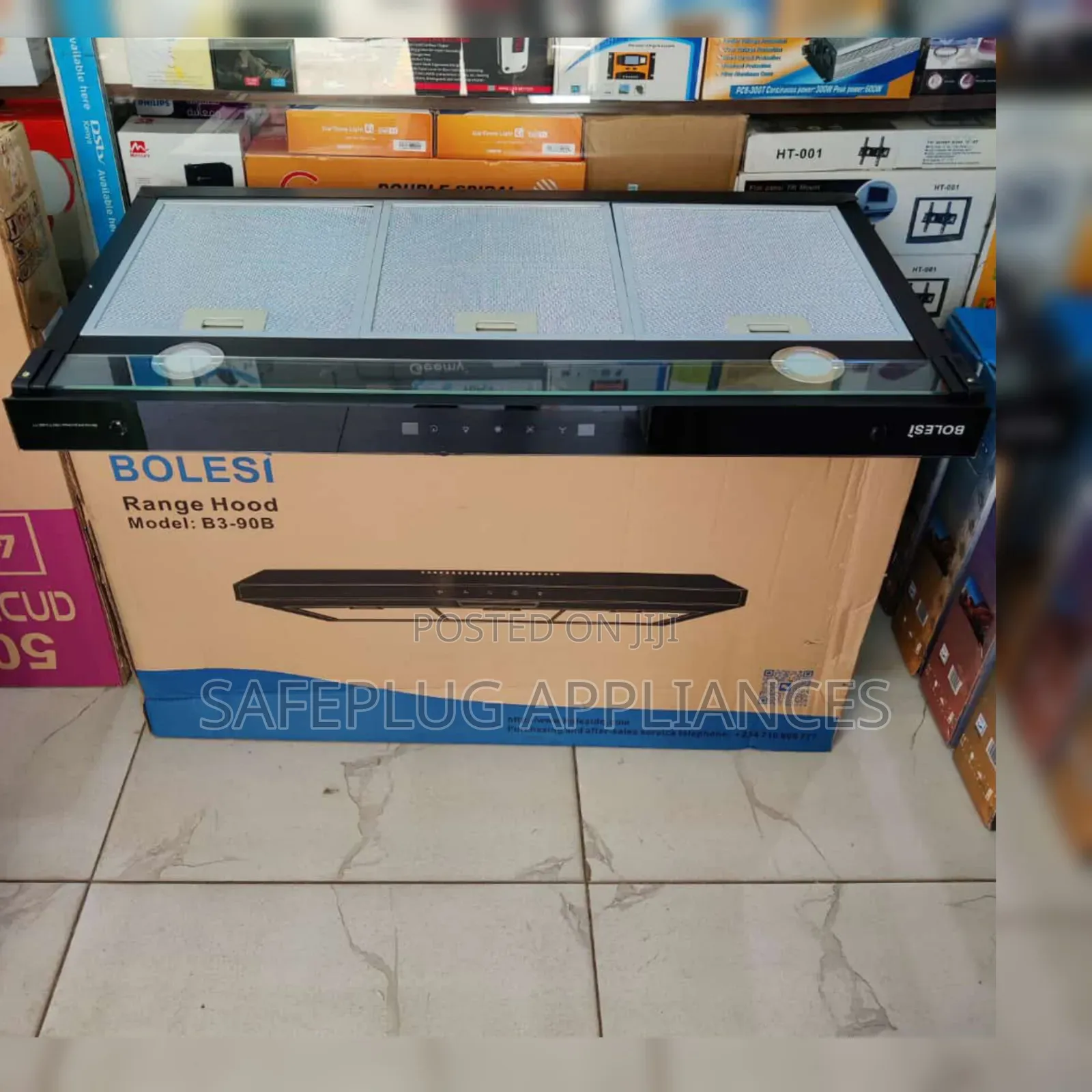 Bolesi 90CM Kitchen Hood – Modern Smoke Extractor