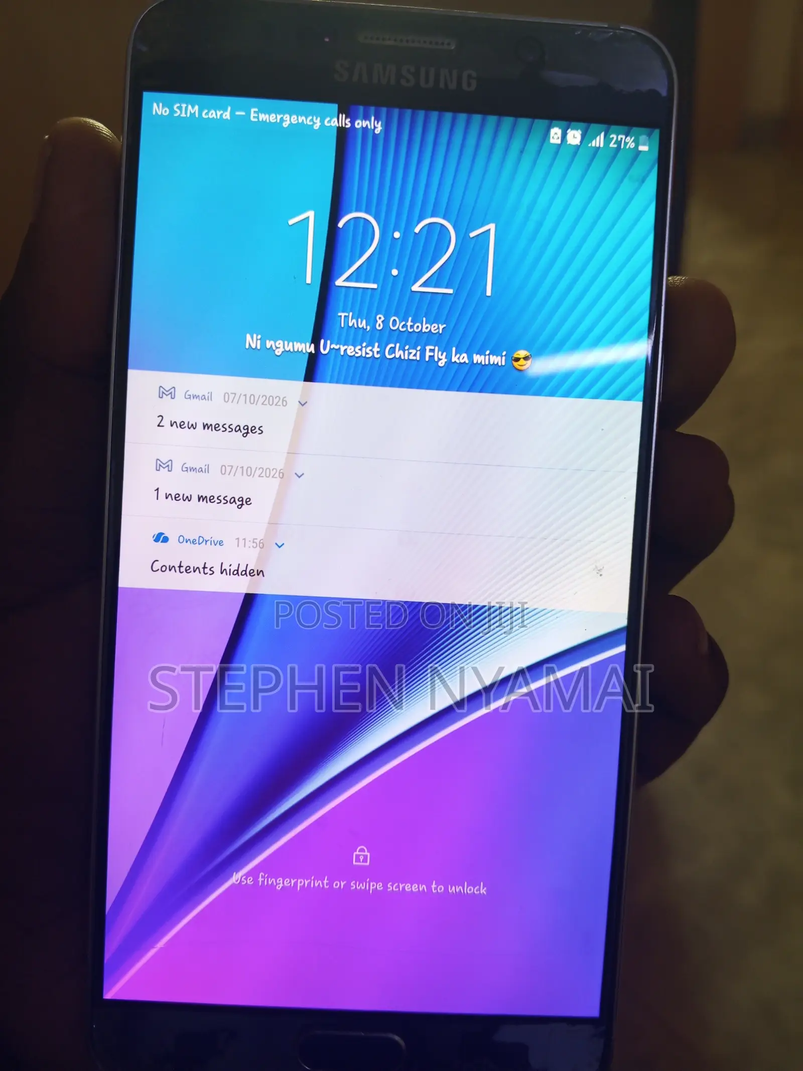 New Samsung Galaxy Note 5 32 GB Blue