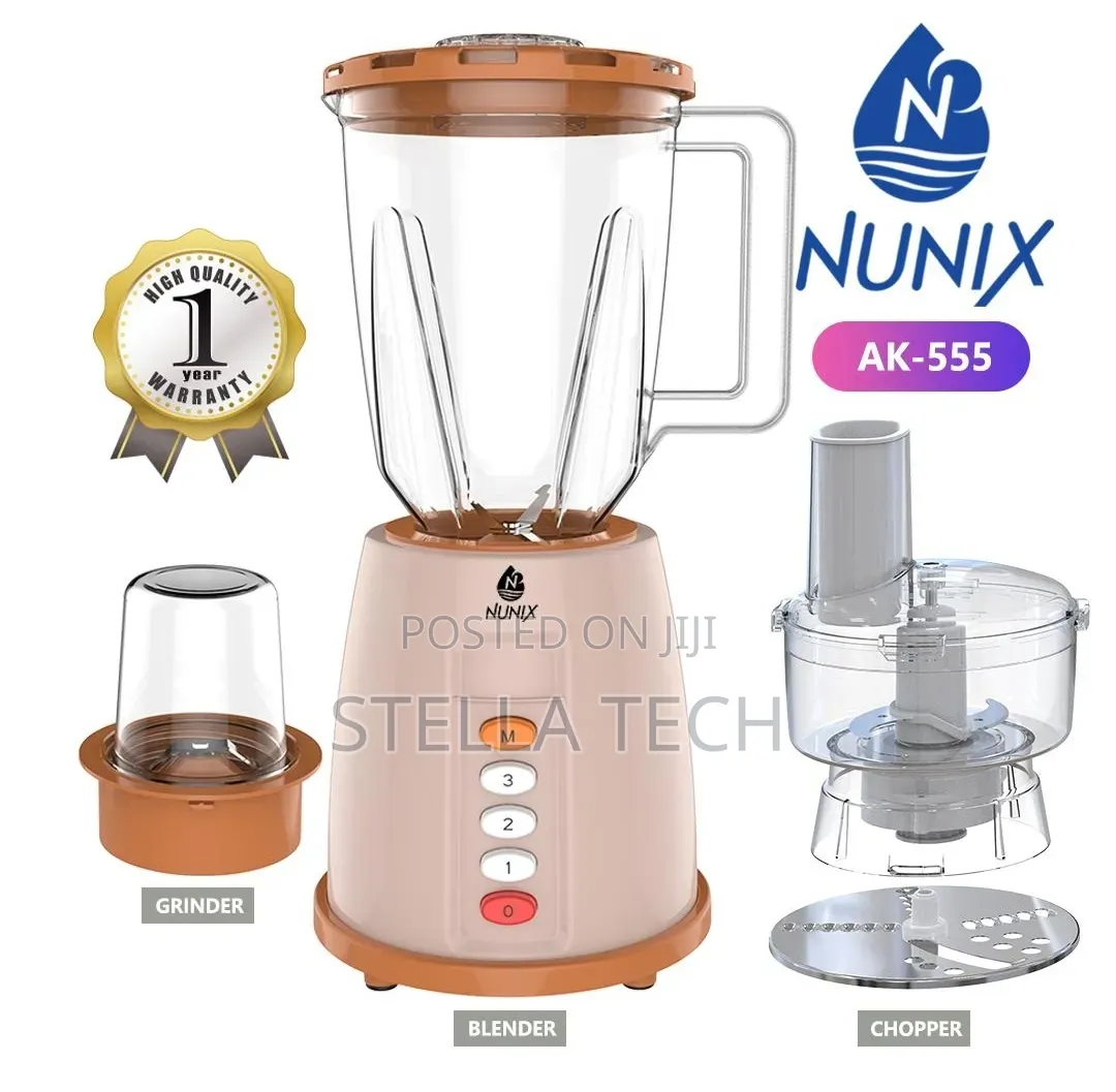 3 in 1 Nunix AK-444 Blender