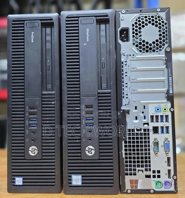 Desktop Computer HP EliteDesk 800 8GB Intel Core i5 SSD 128GB - main view