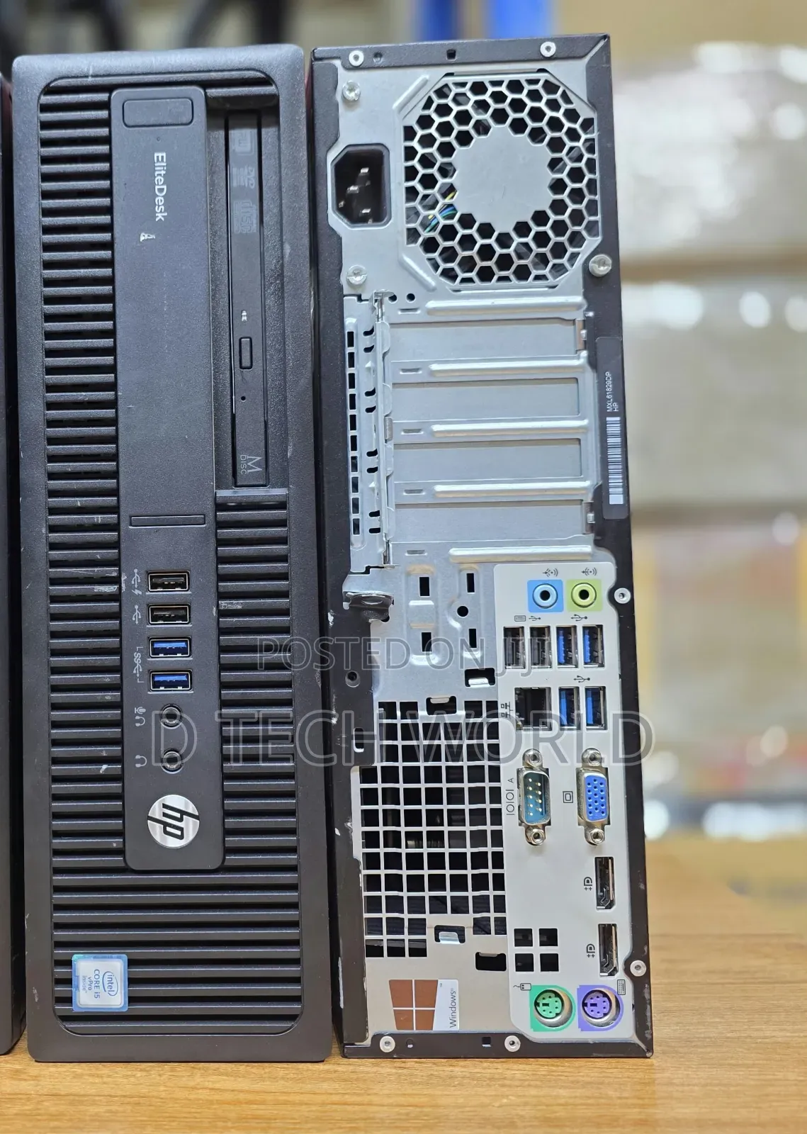 Desktop Computer HP EliteDesk 800 8GB Intel Core i5 SSD 128GB